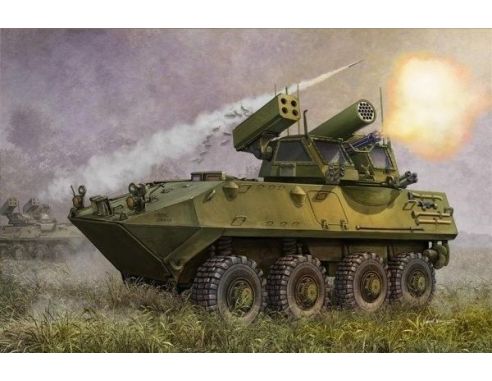 TRUMPETER 00393 USMC LAV-AD LIGHT ARMORED VEHICLE AIR DEFENCE Modellino
