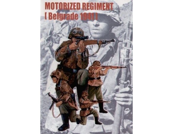 TRUMPETER 00403 MOTORIZED REGIMENT BELGRADE 1941 Modellino