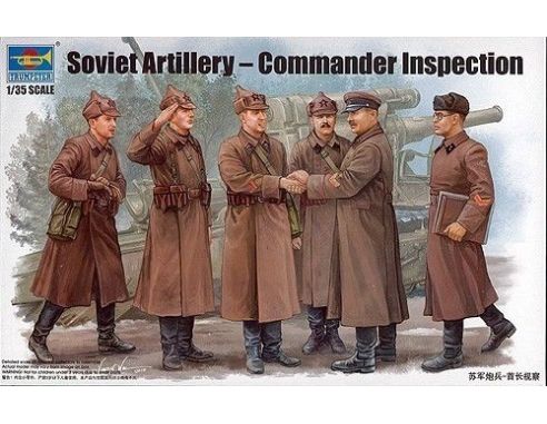TRUMPETER 00428 SOVIET ARTILLERY COMMANDER INSPECTION Modellino