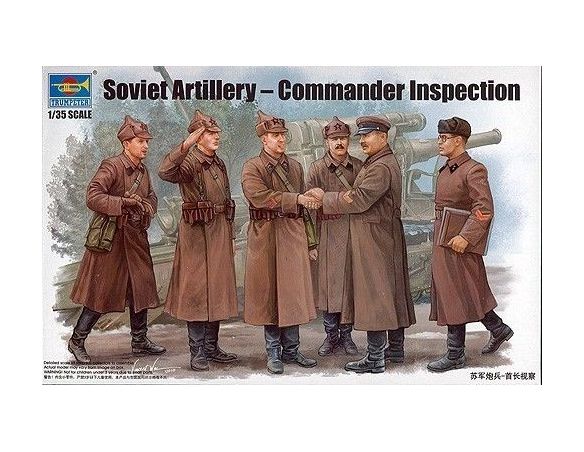 TRUMPETER 00428 SOVIET ARTILLERY COMMANDER INSPECTION Modellino