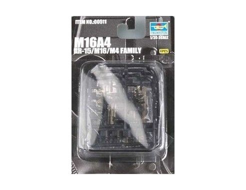 TRUMPETER 00511 AR-15/M16/M4 FAMILY-M16A4 Modellino
