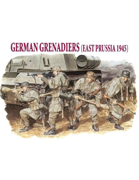 DRAGON D6057 GERMAN GRENADIERS (EASTERN FRONT 1945) KIT 1:35 Modellino