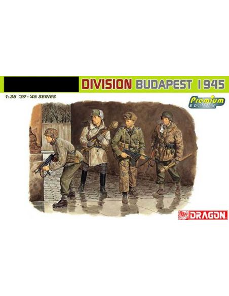 DRAGON D6095 TOTENKOPF DIVISION BUDAPEST 1945 KIT 1:35 Modellino
