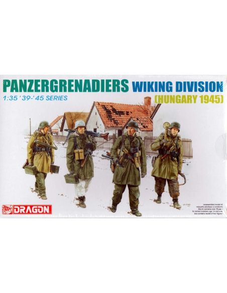 DRAGON D6194 PANZERGRENADIERS WIKING DIVISION HUNGARY 1945 KIT 1:35 Modellino