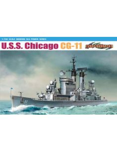 DRAGON D7121 U.S.S. CHICAGO CG-11 KIT 1:700 Modellino