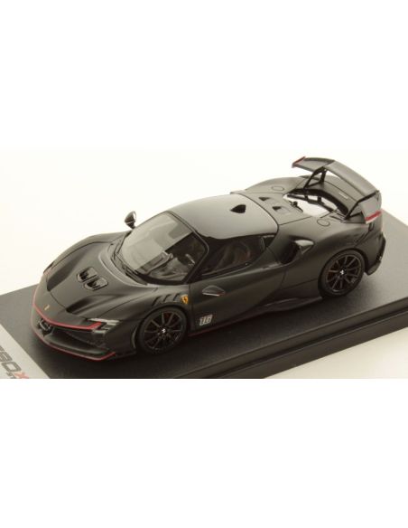 LOOKSMART LS551SE FERRARI SF90 XX STRADALE MATT BLACK WITH SHINY BLACK ROOF 1:43 Modellino