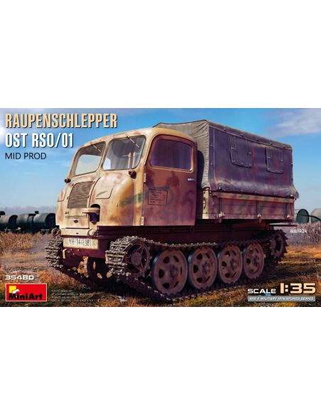 MINIART MIN35480 RAUPENSCHLEPPER OST RSO/01 MID PROD.KIT 1:35 Modellino