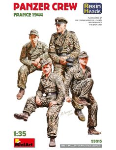 MINIART MIN53015 PANZER CREW FRANCE 1944 KIT 1:35 Modellino
