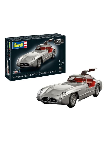 REVELL RV05633 GIFT SET MERCEDES 300 SLR UHLENHAUT COUPE' 70th ANNIVERSARY KIT 1:24 Modellino