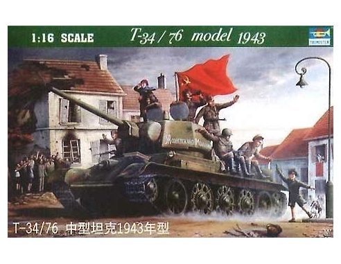 TRUMPETER 00903 T34/76 MODEL 1943 Modellino