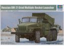 TRUMPETER 01013 RUSSIAN BM21 HAIL MRL A1 EARLY Modellino