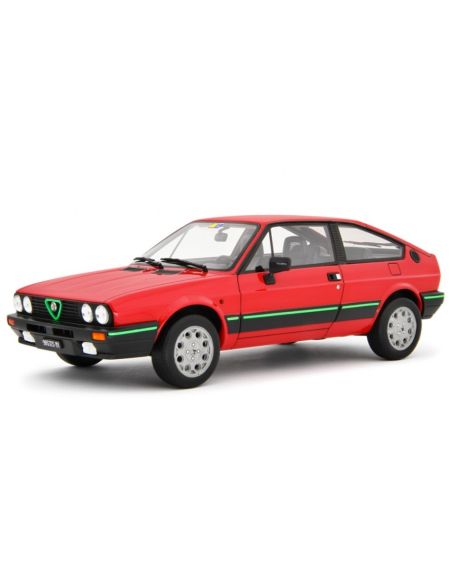 LAUDO RACING LM184A ALFA SPRINT 1.5 Q.V.1983 RED 1:18 Modellino