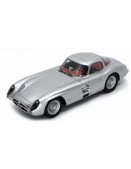 SCHUCO SH450052700 MERCEDES 300 SLR UHLENHAUT COUPE 1955 SILVER 1:12 Modellino