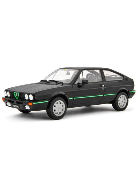 LAUDO RACING LM184D ALFA SPRINT 1.5 Q.V.1983 BLACK 1:18 Modellino