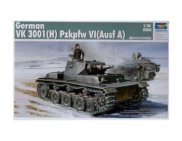 TRUMPETER 01515 GERMAN VK 3001 H PZKPFW VI Modellino
