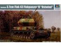 TRUMPETER 01520 GERMAN 3.7 CM FLAK 43 FLAKPANZER IV OSTWIND Modellino