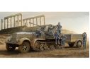 TRUMPETER 01526 GERMAN 3.7cm FLAK 37 AUF SD.KFZ.7/2 LATE VERSION Modellino