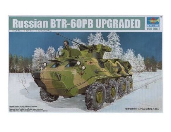 TRUMPETER 01545 BTR-60PB UPGRADED Modellino