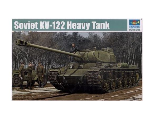 TRUMPETER 01570 SOVIET KV-122 HEAVY TANK Modellino