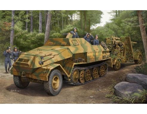 Trumpeter TP1584 SD KFZ 8 GEPANZERTE 12 T KIT 1:35 Modellino