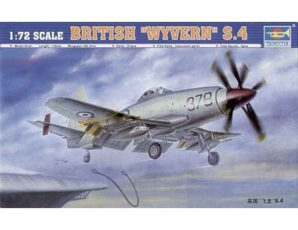 TRUMPETER 01619 BRITISH WYVERN S.4 Modellino