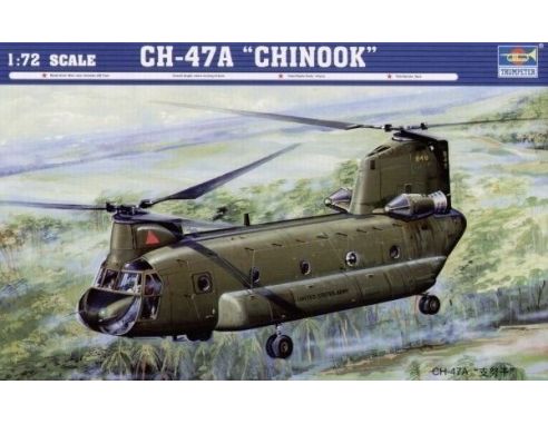 TRUMPETER 01621 CH-47 D CHINOOK MEDIUM-LIFT HELICOPTER Modellino