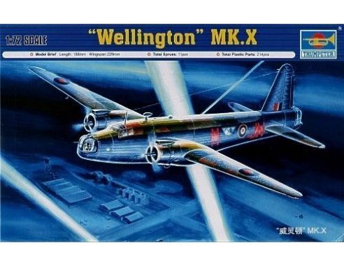 TRUMPETER 01628 VICKERS WELLINGTON MK X Modellino