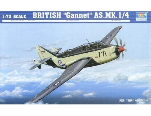 TRUMPETER 01629 BRITISH GANNET AS.MK.1/4 Modellino