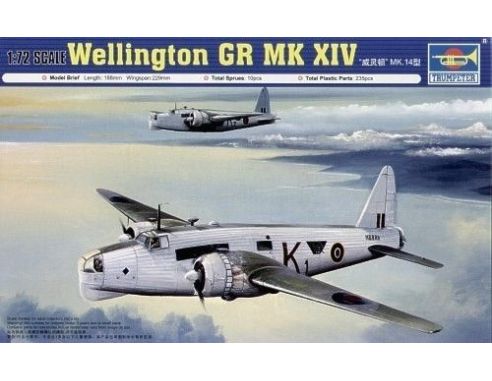 TRUMPETER 01633 VICKERS WELLINGTON GR.MK.IXV Modellino