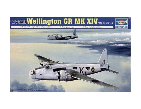TRUMPETER 01633 VICKERS WELLINGTON GR.MK.IXV Modellino