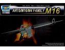 TRUMPETER 01901 AR15/M16/M4 FAMILY M16 Modellino