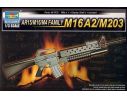 TRUMPETER 01904 AR15/M16/M4 FAMILY-M16A2/M203 Modellino