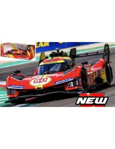 BBURAGO BU26312 FERRARI 499P N.50 WINNER LE MANS 2024 FUOCO-NIELSEN-MOLINA 1:24 Modellino