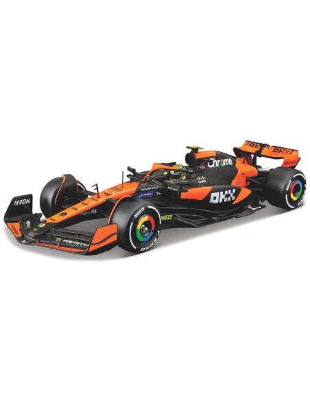 BBURAGO BU28033N MC LAREN MCL38 N.4 LANDO NORRIS 2024 1:24 Modellino
