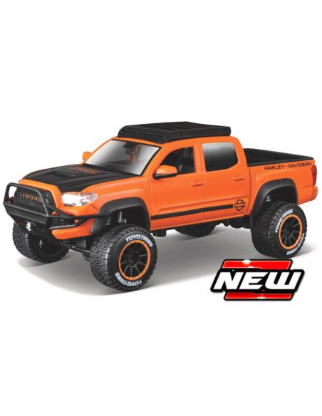 MAISTO MI32275 TOYOTA TACOMA TRD PRO 2023 HARLEY DAVIDSON 1:24 Modellino