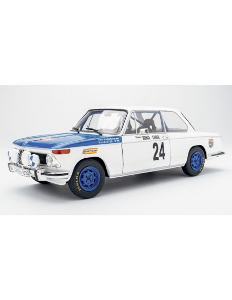 SOLIDO SL1808603 BMW 2002 Ti N.24 RALLY MONTECARLO 1969 NIGHT VERSION MAKINEN-EASTER 1:18 Modellino