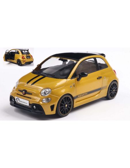 SOLIDO SL1811306 FIAT NUOVA 500 ABARTH 595 2022 MET.YELLOW/BLACK 1:18 Modellino