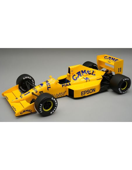 TECNOMODEL TMD18350B LOTUS 101 N.11 BRAZILIAN GP 1989 N.PIQUET C/VETRINA 1:18 Modellino
