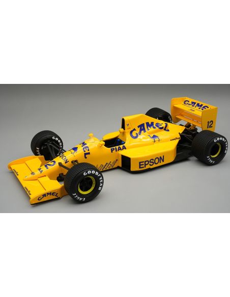 TECNOMODEL TMD18350C LOTUS 101 N.12 AUSTRALIAN GP 1989 S.NAKAJIMA  C/VETRINA 1:18 Modellino