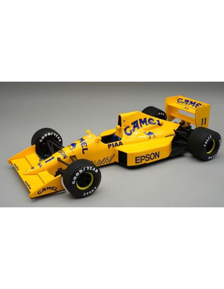 TECNOMODEL TMD18350D LOTUS 101 N.11 CANADA GP 1989 N.PIQUET RAIN TYRES  C/VETRINA 1:18 Modellino