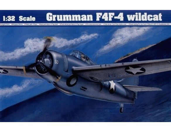 TRUMPETER 02223 F4F-4 WILDCAT Modellino