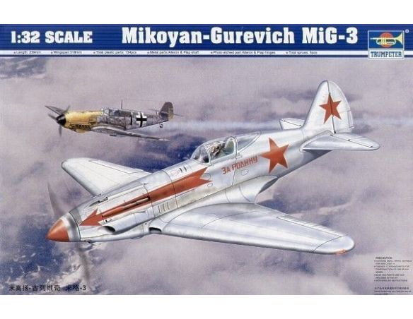 TRUMPETER 02230 MIKOYAN GUREVICH MIG-3 Modellino
