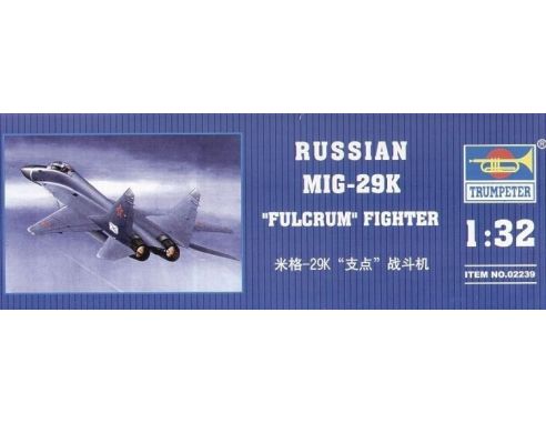TRUMPETER 02239 MIG-29 K FULCRUM FIGHTER Modellino