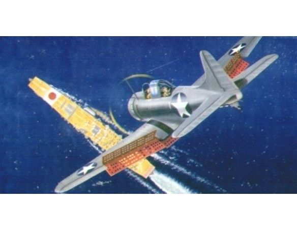 TRUMPETER 02241 U.S. NAVY SBD-1/2 DAUNTLESS Modellino