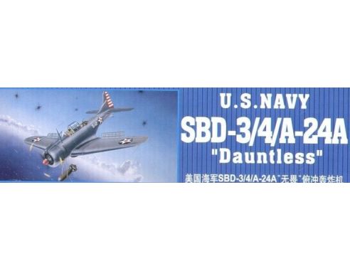 TRUMPETER 02242 U.S. NAVY SBD-3/4/A-24A DAUNTLESS Modellino