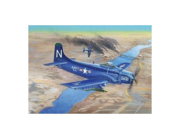 Trumpeter TP2252 AEREO AD-4 SKYRAIDER KIT 1:32 Modellino