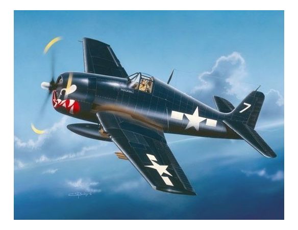TRUMPETER 02257 F6F-5 HELLCAT Modellino