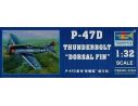 TRUMPETER 02264 P-47D-30 THUNDERBOLT DORSAL FIN Modellino