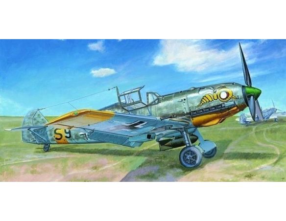 TRUMPETER 02291 MESSERSCHMITT BF 109 E-7 Modellino