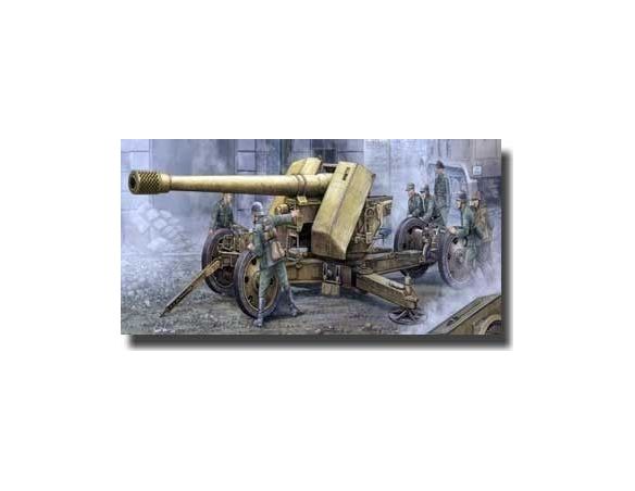 Trumpeter TP2317 CANNONE GERMAN 128 mm KIT 1:35 Modellino